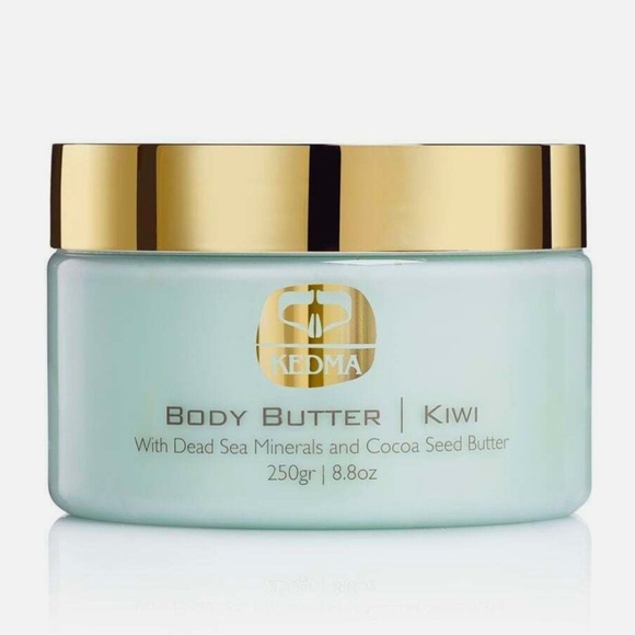 KEDMA Body Butter Kiwi with Dead Sea Minerals & Cocoa Seed Butter 8.8oz NEW‎ - Picture 1 of 8